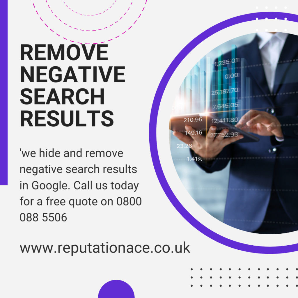 delete negative google search results- online reputation protection - repair damaged reputation